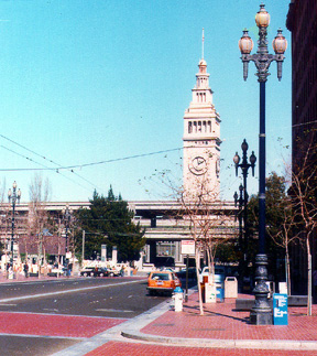 Ferry Building Blocked By Embarcadero Freeway
