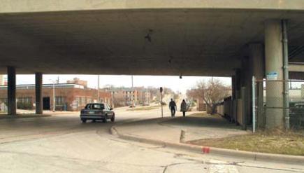 The Freeway Discouraged Pedestrian Movement